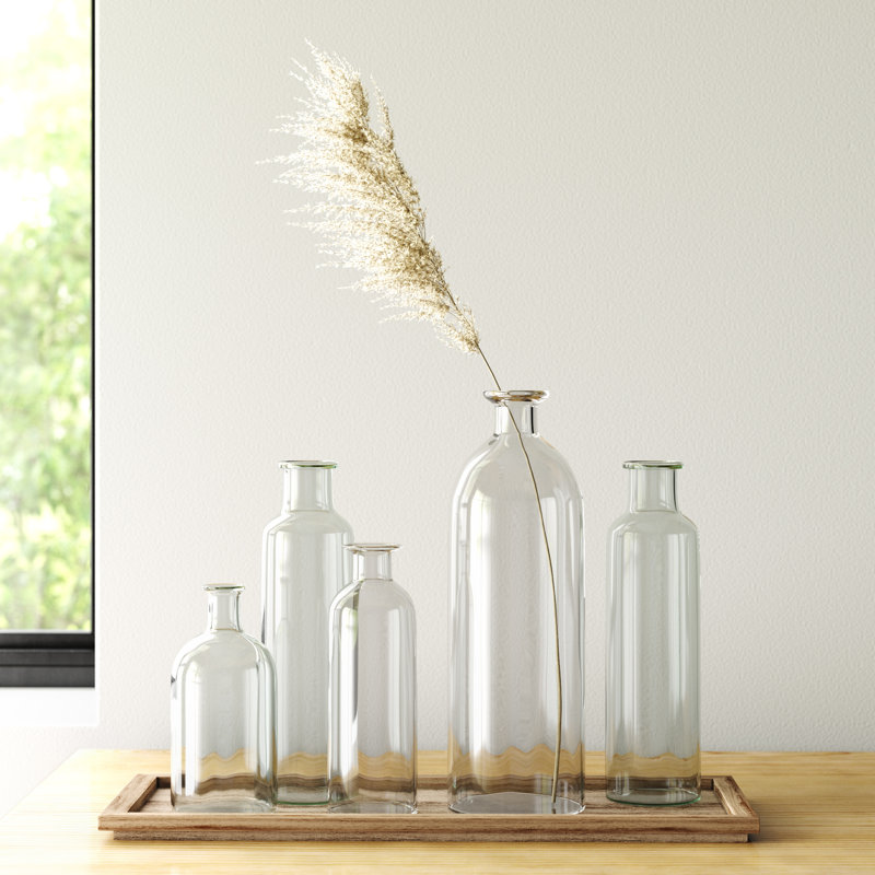 6 Piece Weside Clear Glass Table Vase Set & Reviews AllModern